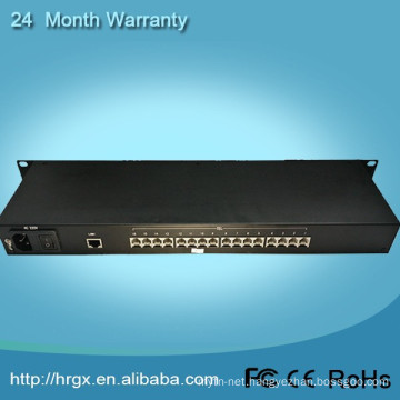 China professional supplier single fiber single mode internal power AC220V 16 channel cctv multiplexer
